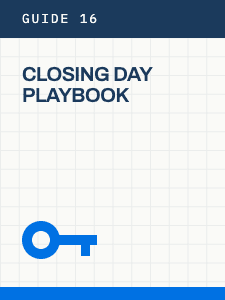 Cover of the HomeMath Closing Day Playbook