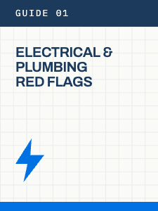 Cover of the HomeMath Electrical & Plumbing Red Flag Guide